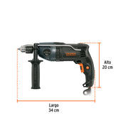 Rotomartillo/destornillador 1/2', 900W, TRUPER INDUSTRIAL