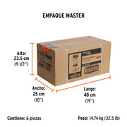 Router (rebajadora) compacto 600 W, 3/4 HP, TRUPER PRO