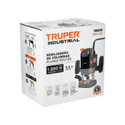 Router (Rebajadora) 1200W, 1-3/4 HP, TRUPER INDUSTRIAL