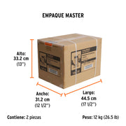 Router (Rebajadora) 1200W, 1-3/4 HP, TRUPER INDUSTRIAL