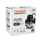 Router (Rebajadora) 1800W, 2-1/2 HP, TRUPER INDUSTRIAL