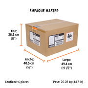 Router (Rebajadora) 1/4', 1 batería 4 Ah, TRUPER PRO