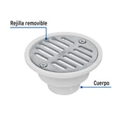 Resumidero polipropileno, redondo, modelo 'A', 3-3/4', BASIC
