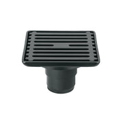 Resumidero cuadrado 4' x 4', acero inoxidable, negro, AQUA