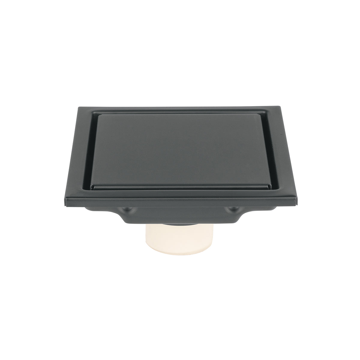Resumidero reversible 4', anti olores, acero inox, negro, AQ
