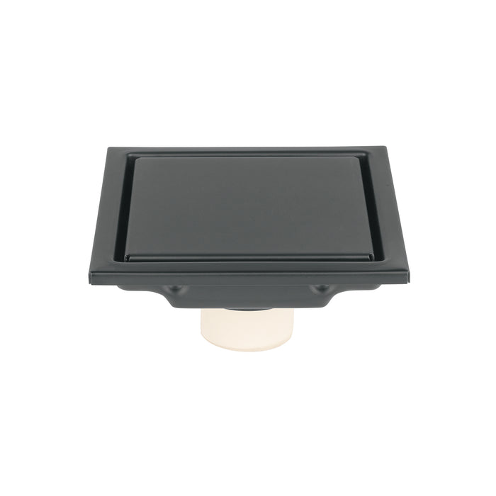 Resumidero reversible 4', anti olores, acero inox, negro, AQ