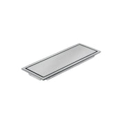 Resumidero rectangular 30x11cm reversible, inox, FOSET AQUA