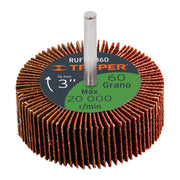 Rueda flap de 3', grano 60, TRUPER