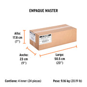 Sellador acrílico de 280 ml, transparente, TRUPER