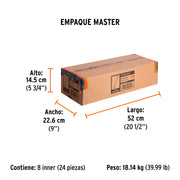 Cincel hueco para acanalado SDS max 7/8' x 16', TRUPER