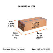 Cincel de punta SDS max de 16', TRUPER