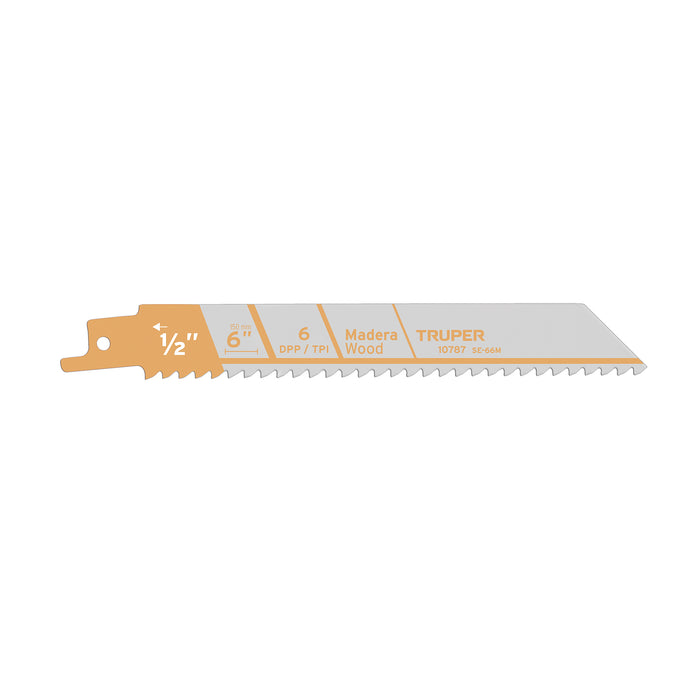 Blíster con 2 seguetas sierra sable 6' 6 DPP para madera