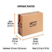 Bolsa con 200 separadores 'T' de 2 mm de losetas, TRUPER