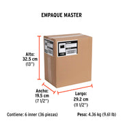 Bolsa con 75 separadores de 8 mm de losetas, TRUPER