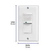 Sensor de movimiento con interruptor de pared, VOLTECK