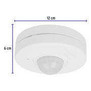 Sensor de movimiento para techo, alcance 10 m, VOLTECK