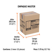Sellador de poliuretano de 280 ml, negro, TRUPER