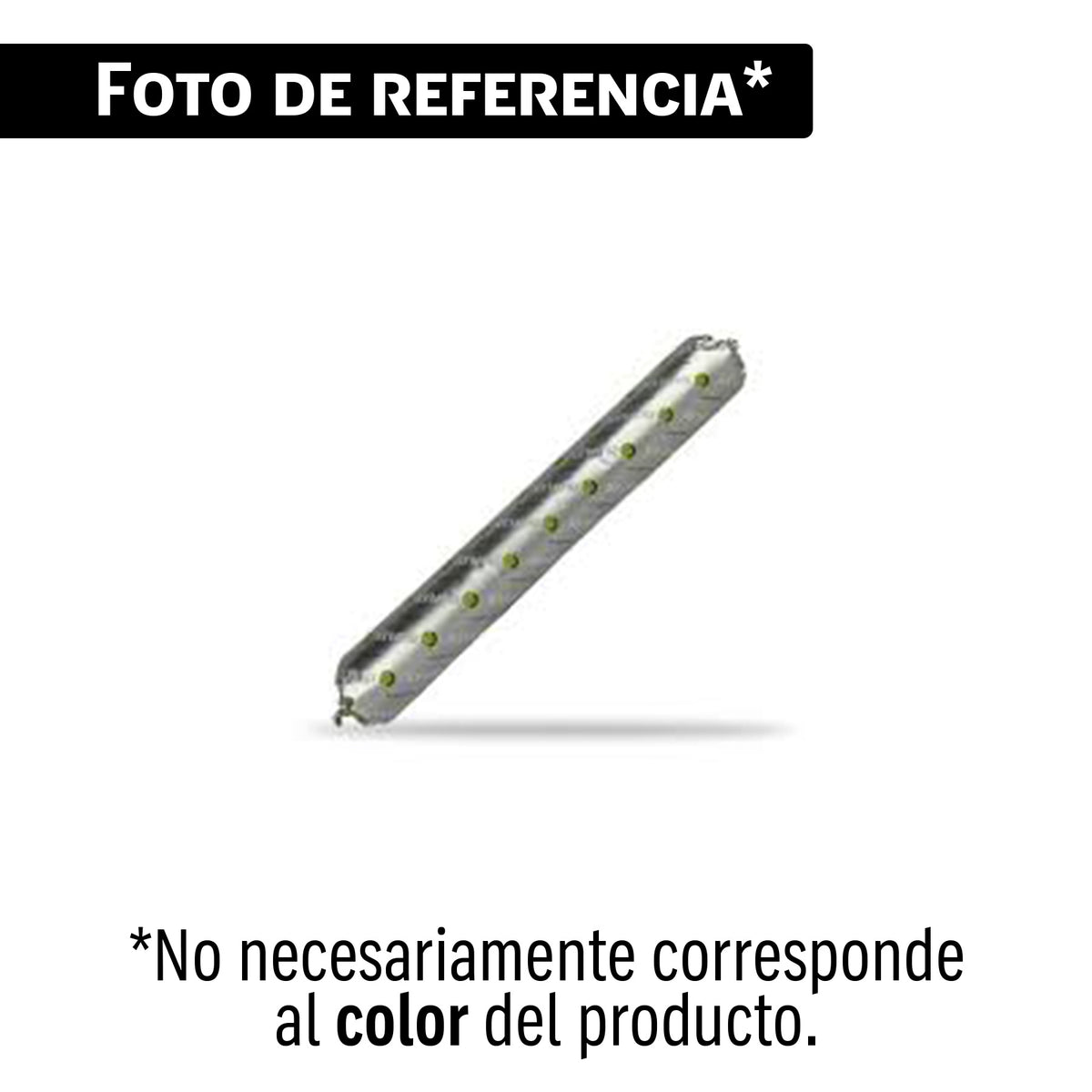 Sellador de poliuretano tipo salchicha negro 600 ml, TRUPER