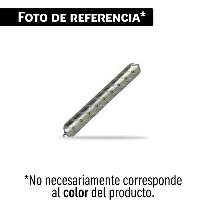 Sellador de poliuretano tipo salchicha negro 600 ml, TRUPER