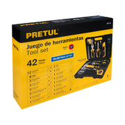 Juego de herramientas, Comfort Grip, 42 piezas, PRETUL