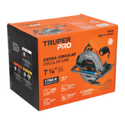 Sierra circular 7-1/4', 1750W, TRUPER PRO