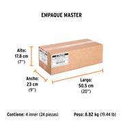 Sellador transparente 100% silicón de 280 ml, TRUPER