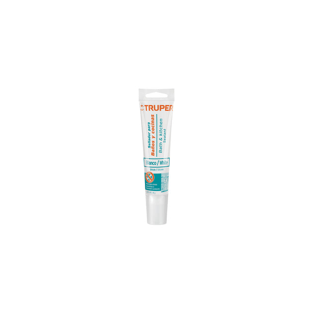 Sellador blanco para baños y cocinas, 85 g, TRUPER