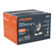 Sierra de inglete 10', 1900W compuesta, TRUPER