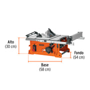 Sierra de mesa 10', 2-1/2 HP (1900 W), TRUPER