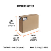 Bolsa con 100 anclas de 2 mm, para nivelación de azulejos