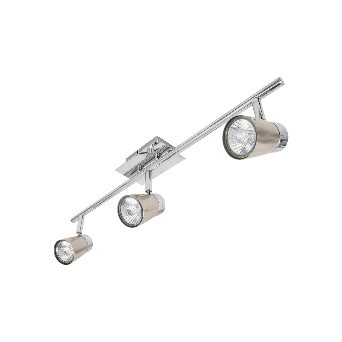 Luminario de sobreponer con 3 spots base GU10, VOLTECK