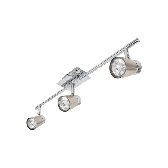 Luminario de sobreponer con 3 spots base GU10, VOLTECK
