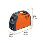 Soldadora inversora 160A, bi-voltaje 127/220V, TRUPER EXPERT