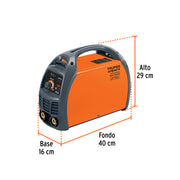 Soldadora inversora 200A, bi-voltaje 127/220V, TRUPER EXPERT