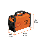 Soldadora inversora 130A, bi-voltaje 127/220V, TRUPER