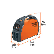 Soldadora inversora 130A, 127V, TRUPER EXPERT