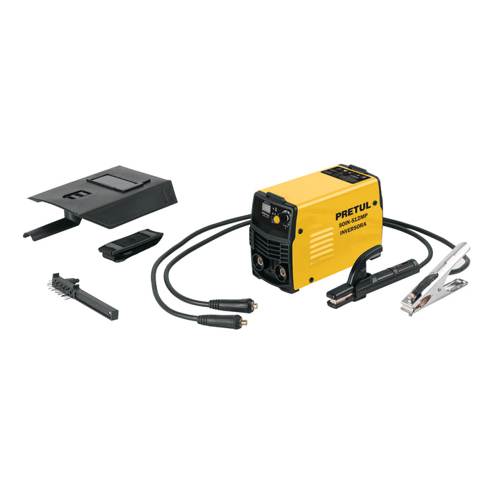 Mini soldadora inversora 120A, 127 V, Serie 500, PRETUL