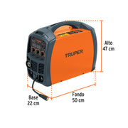 Soldadora para microalambre y electrodo, 130A, TRUPER