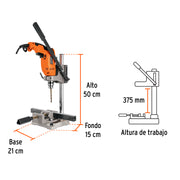 Soporte vertical para taladro 3/8'-1/2', TRUPER
