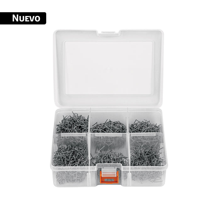Kit de 1200 grapas para pistola para soldar plástico, TRUPER