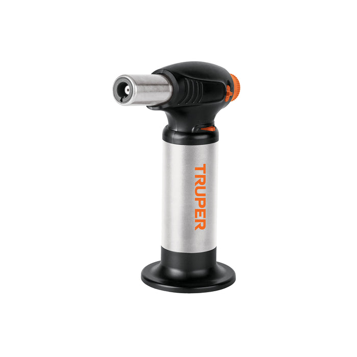Mechero recargable de 64 ml para flamear alimentos, TRUPER