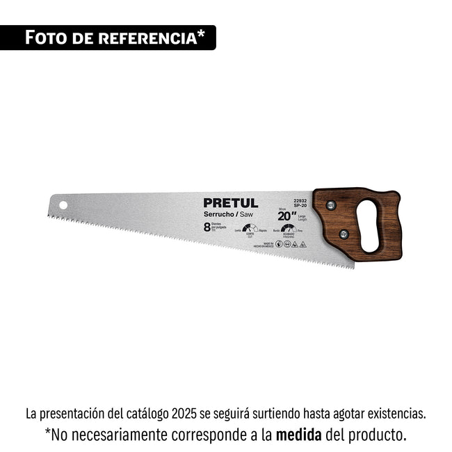Serrucho 16' PRETUL