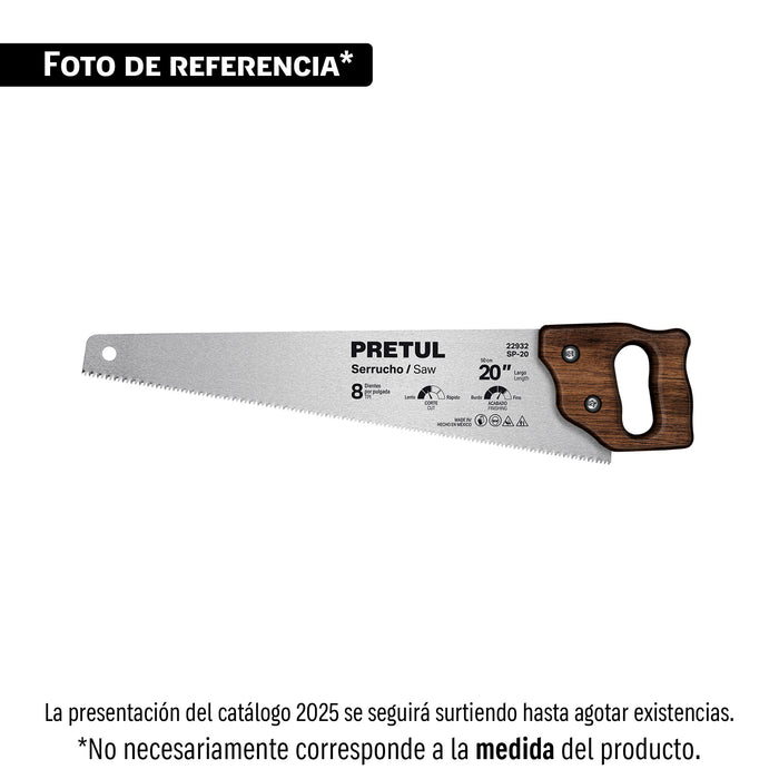 Serrucho 16' PRETUL