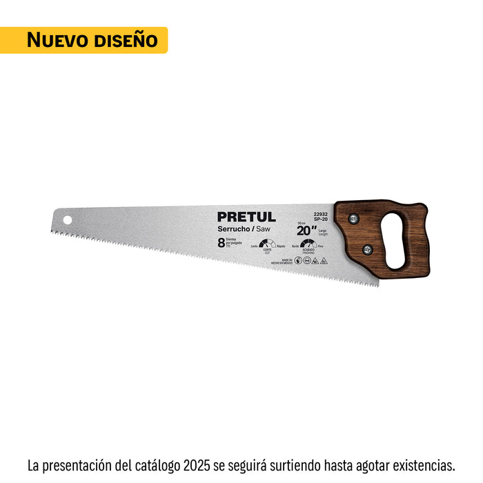 Serrucho 20' PRETUL