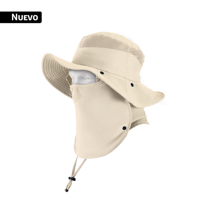 Sombrero de protección solar, color beige con UPF 50+,TRUPER