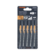 Blíster 5 seguetas T, 18 DPP HCS, corte curvo limpio/madera