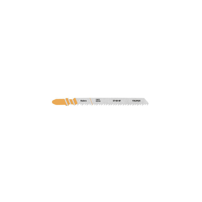 Blíster 5 seguetas T, 10 DPP BIM, corte recto p/ madera dura