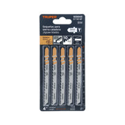 Blíster 5 seguetas T, 10 DPP BIM, corte recto p/ madera dura