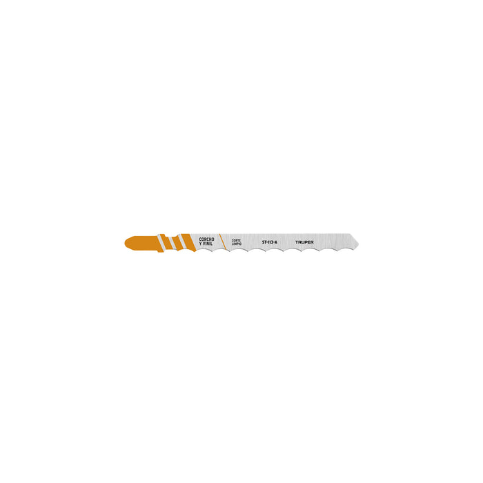 Blíster 5 seguetas T, cuchilla HCS, para material suave
