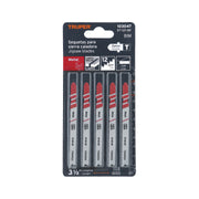 Blíster 5 seguetas T, 12 DPP BIM, corte recto rápido/metal